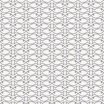 Small fish pattern Stock Illustration