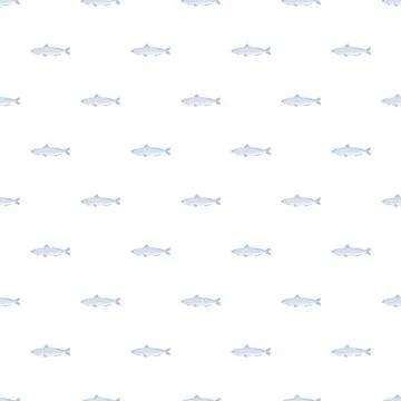Small fish repeating pattern wallpaper background 스톡 일러스트