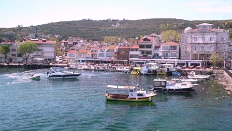 Small fishing harbor 库存影片 147735804