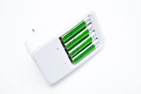 A small fixed lens for a professional camera lies sideways on a white background Foto stock