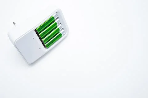 A small fixed lens for a professional camera lies sideways on a white background Foto stock