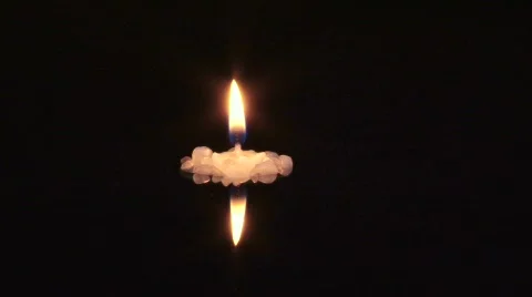 Small Floating Candle Stock Footage 528629
