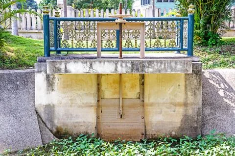 Small floodgate Stock Photos