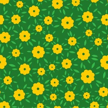 Small flowers pattern seamless. garden stuff background. vector illustration Stock Illustration