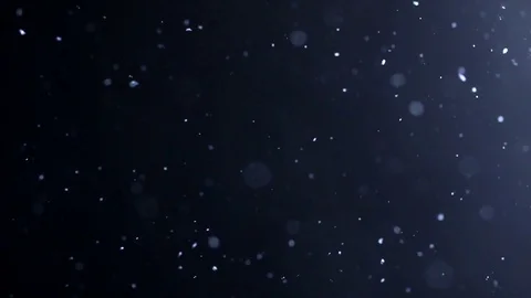 The small flying particles in emptiness. Stock Footage 100868742