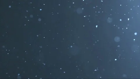 The small flying particles in emptiness. Stock Footage 100868751