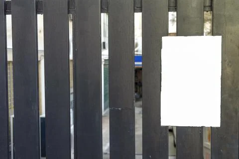 Small Format Advertisement with copy space on wooden horizontal stipes at sun Stock Photos