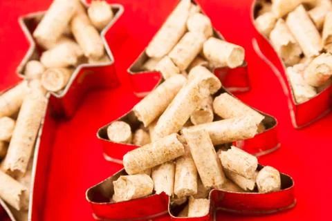 Small forms of pellet Stock Photos