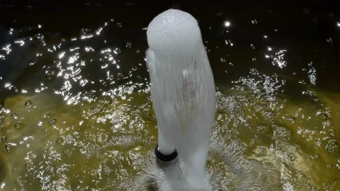 Small fountain flow bubbling Stock Footage 201515203