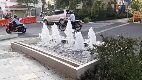Small Fountain Pond Stock-Footage 237153993