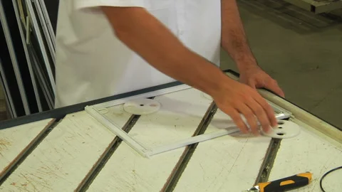 Small frame for the small window Stock Footage 133614331