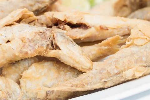 Small fried fish Stock Photos