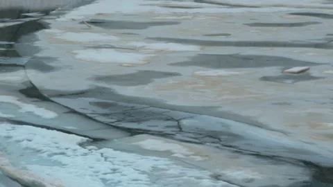 Small frozen lake Stock Footage 194837894