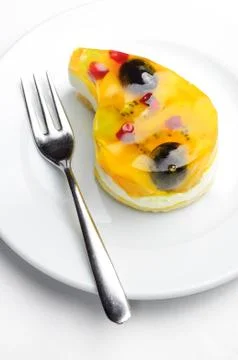 Small fruit cake Foto stock