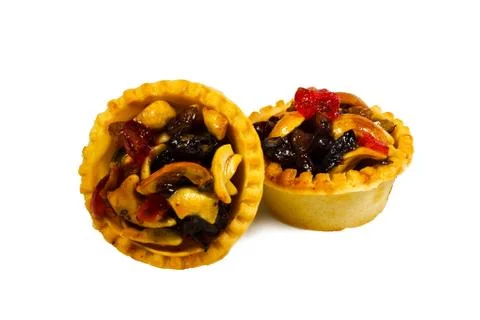 Small fruit tarts Stock Photos