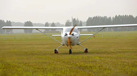 Small fun plane2 Stock Footage 11527894