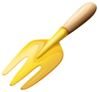 A small garden fork Stock Illustration