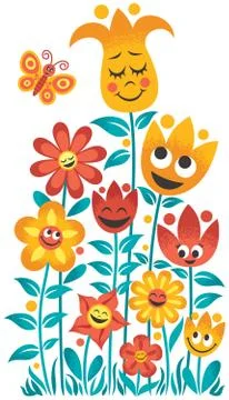 Small Garden Stock Illustration