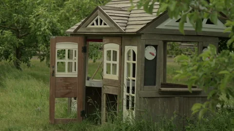 Small gazebo outdoors Video stock 246341715