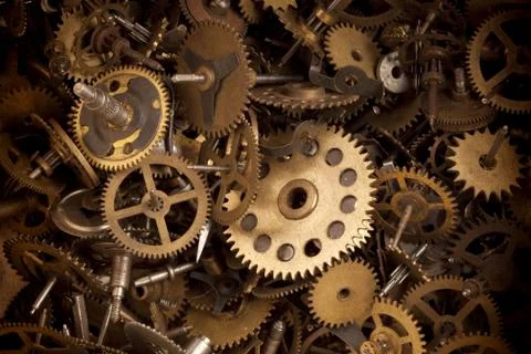 Small gears Stock Photos