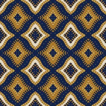 Small geometric pattern painted by hand Illustrazione stock