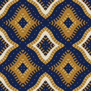 Small geometric pattern painted by hand Illustrazione stock