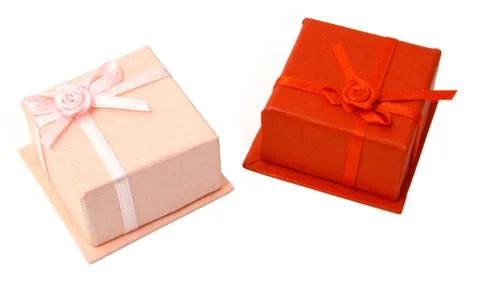 Small gift boxes 3 Stock Photos