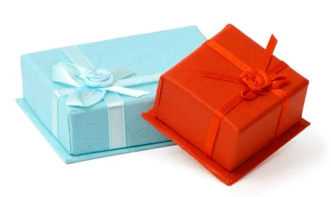 Small gift boxes Stock Photos