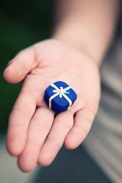 Small gift for you Stock Photos