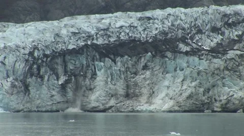 Small Glacier Ice Carving Video stock 51486702