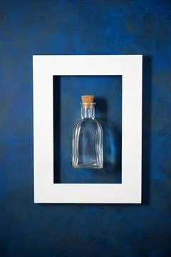 Small glass bottle Stock Photos