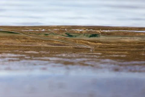 Small glassy wave Stock Photos