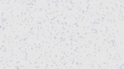 Small Glittering Silver Confetti Falling Seamless Loop with Alpha Stock Footage 337712169