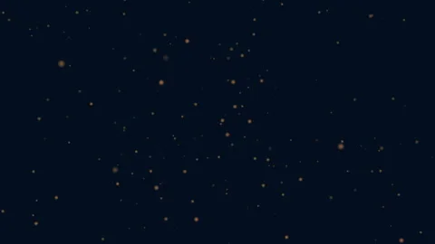 Small Gold Particle on Blue Background Stock Footage 244907092