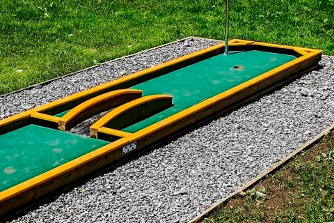 Small golf 9 Stock Photos