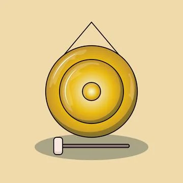 Small Gong Stock Illustration