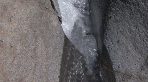 Small gorges of volcanic rock Stock Footage 52061617