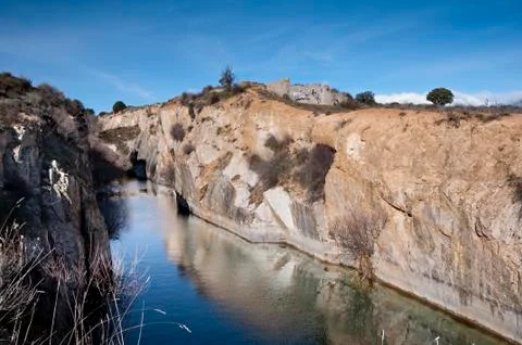 Small granite quarry Stock Photos
