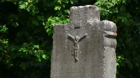 Small Graveyard 01 Stock Footage 10723898