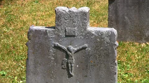 Small Graveyard 03 Stock Footage 10720054