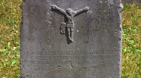 Small Graveyard 04 Stock Footage 10724141