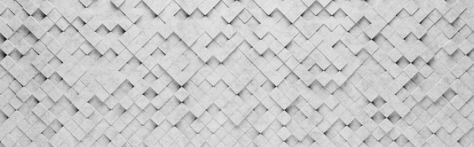 Small Gray Squares 3D Pattern Background Stock Illustration