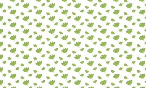 Small green flower pattern Stock-Illustration