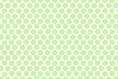 Small green polka dot pattern background  Stock Illustration