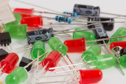 Small group of LED Foto stock