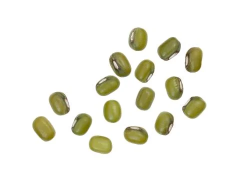 Small group of mung beans Stock Photos