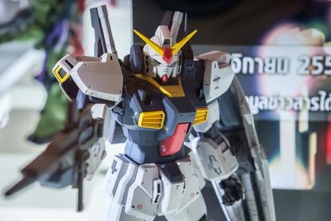 Small gundam display Stock Photos