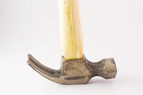 Small hammer in studio light Stock Photos