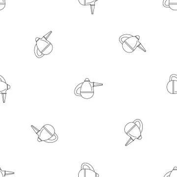 Small hand vacuum cleaner pattern seamless vector Stock Illustration