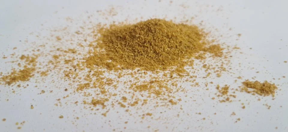 Small handful of ground cumin Stock Photos